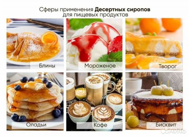 Сироп десертный