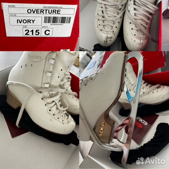 Фигурные коньки edea overture 215, 210, 195