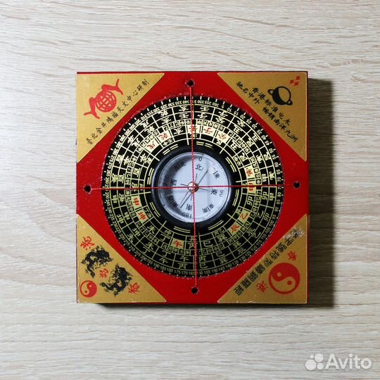 Компас Фэн-Шуй 8 см (дерево)