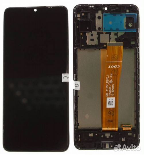 Дисплей для Samsung A12/M12 (A125/M127) в рамке RE