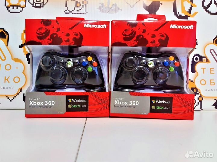 Xbox 360 500Gb 109 Игр + 2 Геймпада проводных