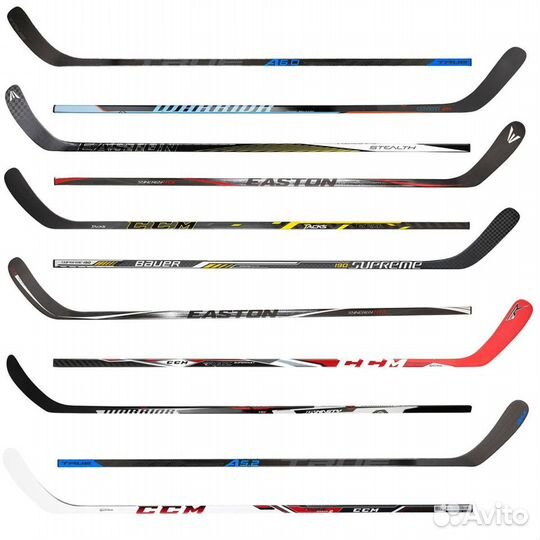 Новые клюшки юниорские, подростковые, взрослые