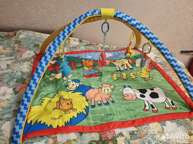 Развивающий детский игровой коврик Edu-petit