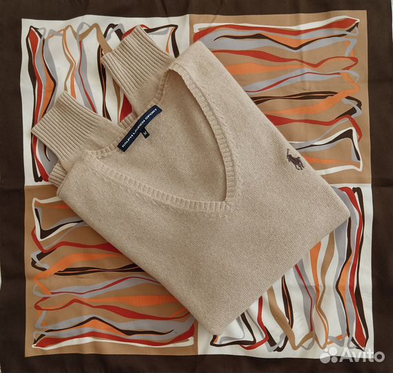 Пуловер Ralph Lauren беж,Privé олива Conwell серый