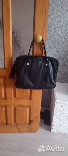 Сумка натуральная кожа коричневая