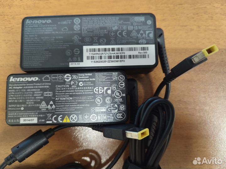 Блоки питания Lenovo adlx45NCC3A и adlx65NLC3A