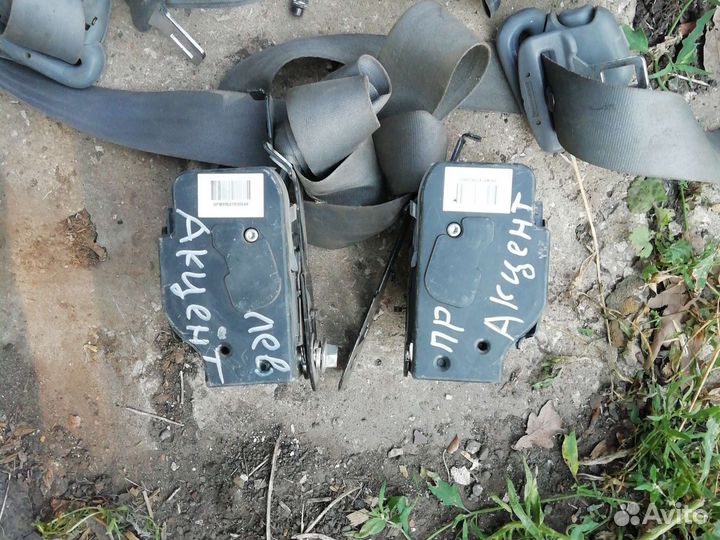 Ремни безопасности на hyundai accent