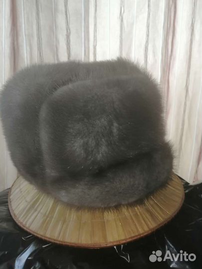 Норковая шапка мужская