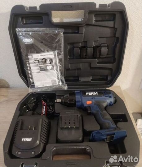 Ударный гайковерт 3000 уд/мин 380Нм 18В 4Ач Новый