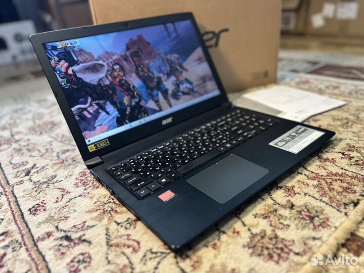 Игровой Ноутбук Acer Ryzen 5-3500u/12гб/R530/Vega8