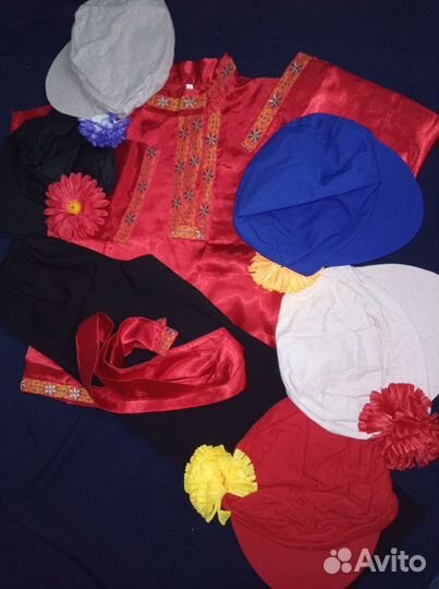 Русский народный костюм на 7 лет (рост 122 см)