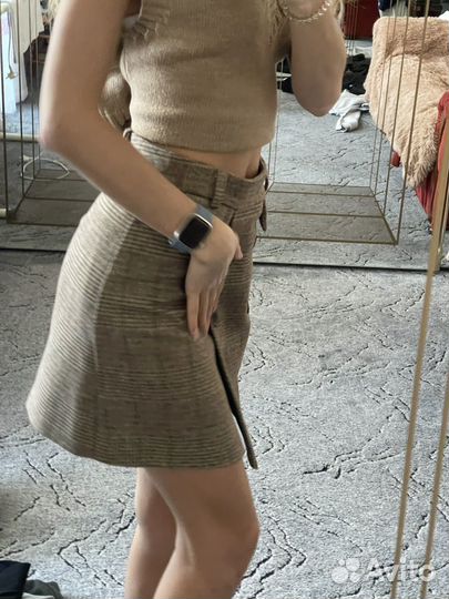 Юбка короткая из твидовой ткани old money