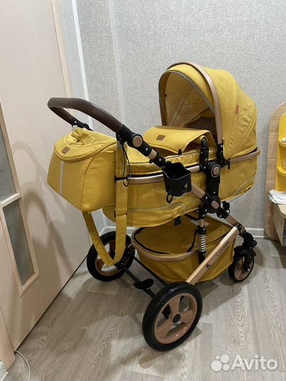 Коляска новая LuxMom 3 в 1