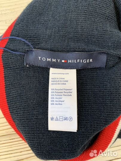 Новая Оригинальная Мужская Шапка Tommy Hilfiger