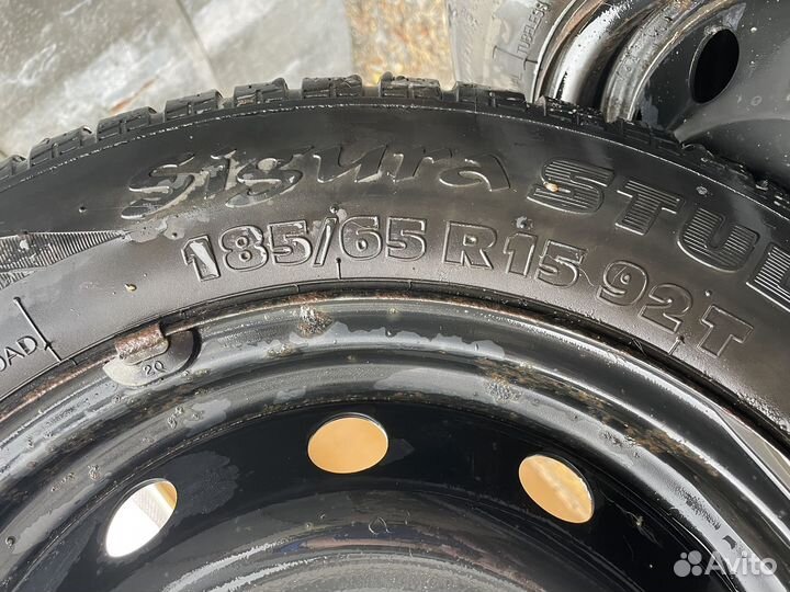 Колеса r 15 зимние 4 100