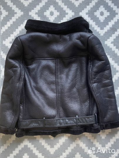 Дубленка-авиатор искусственная