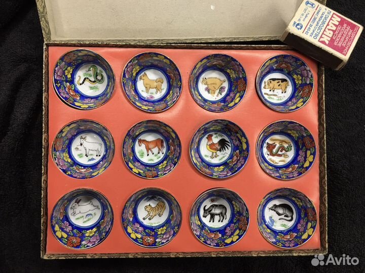 Саке пиалы знаки зодиака Китай