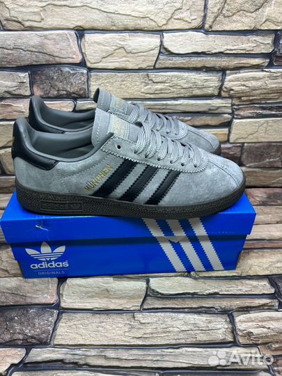 Кроссовки adidas munchen spezial hamburg grey