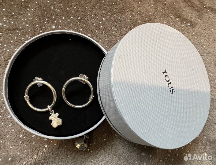 Серьги tous оригинал