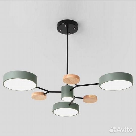 Люстра на штанге Imperiumloft Meade Lamps Green meade-01