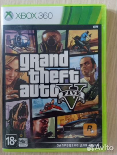Игра для приставки xbox 360 GTA 5