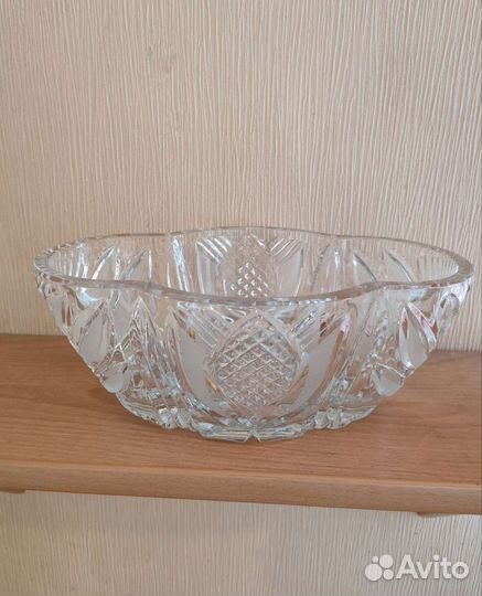Салатник хрустальный