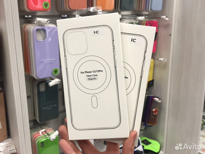 Чехол силиконовый iPhone 12/12pro MagSafe