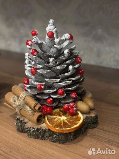 Шишки,ёлки,декор