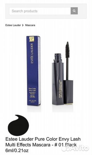 Estee lauder тушь для ресниц новая оригинал