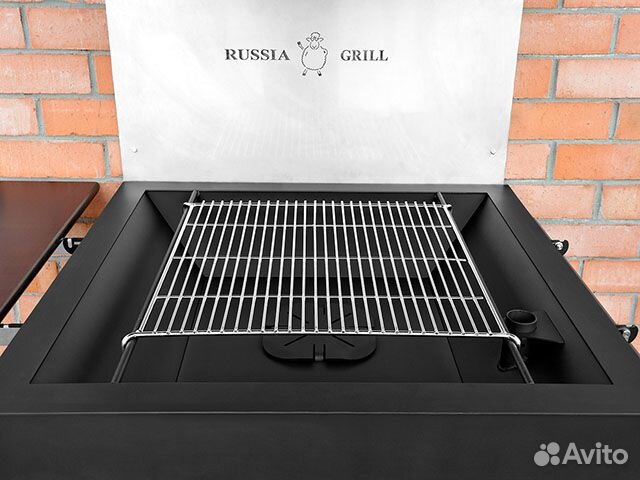 Гриль барбекю угольно-дровяной. Russia Grill