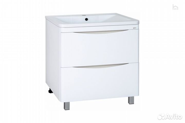 Тумба для ванной с раковиной напольная Атлантик