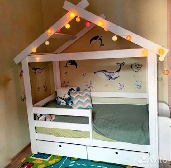 Детская кровать домик