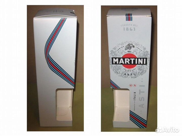 Подарочная Коробка от игристого вина Martini Asti