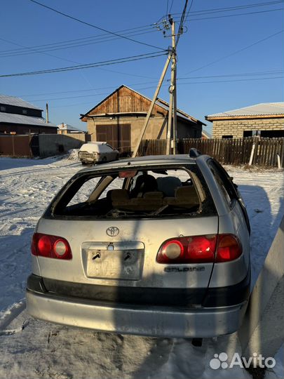 Toyota Caldina 1.8 AT, 1998, битый, 77 777 км