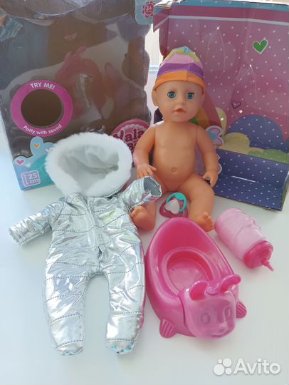 Кукла пупс новая