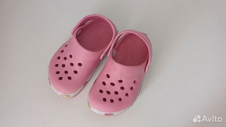 Сабо сандалии детские для девочки crocs Котофей