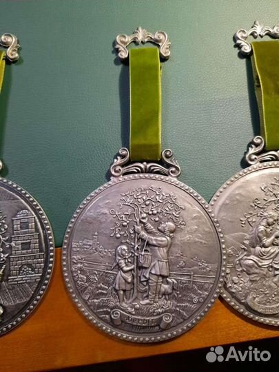 Набор оловянных панно (Германия)