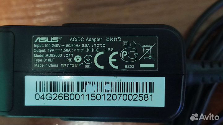 Блок питания для ноутбука asus 19v