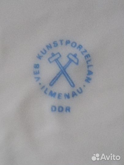 Пепельница ГДР, ilmenau, фарфор