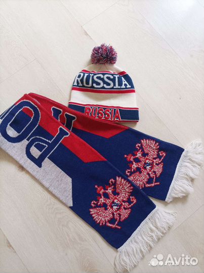 Комплект шапка и шарф для мальчика