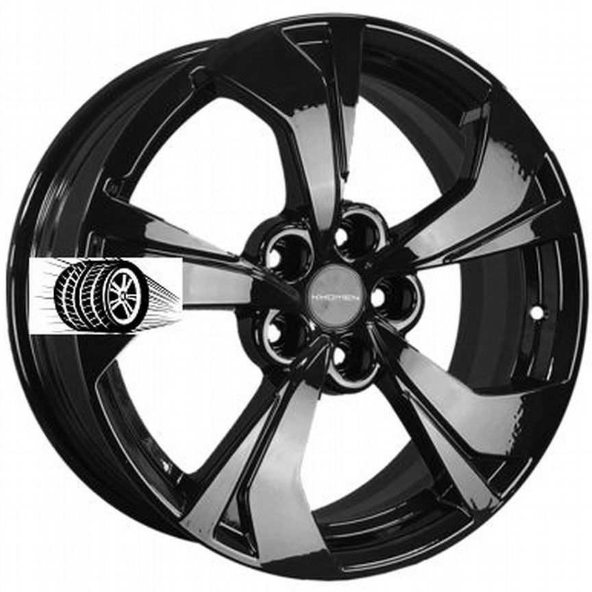 Литые диски Khomen Wheels 7×R17 5×114.3
