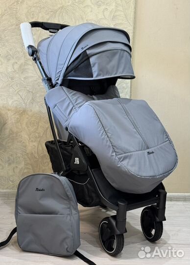 Коляска babalo 2024 бабало 24 новая серая