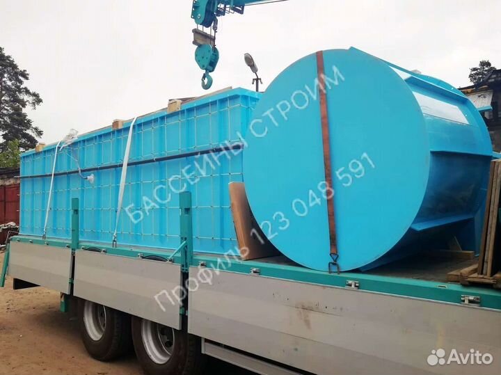 Чаша для бассейна пластиковая 6x2