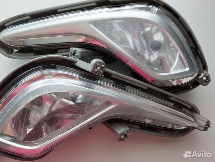 Противотуманные фары на hyundai solaris 1