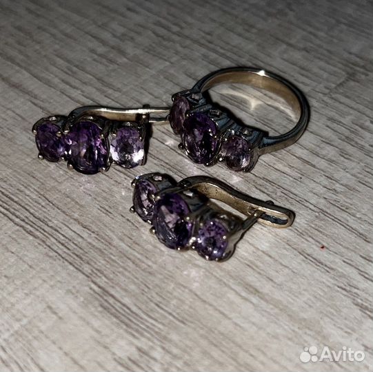 Серьги серебро