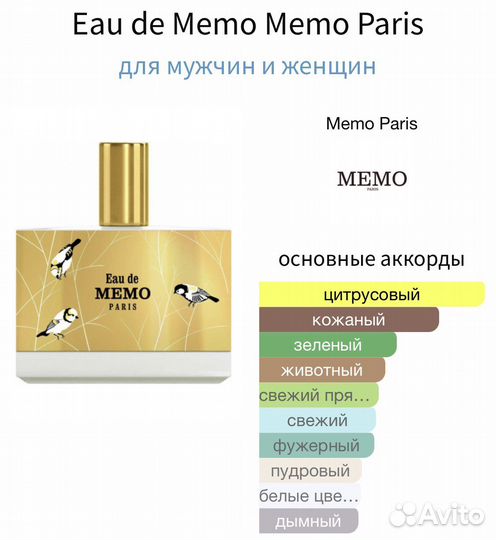 Memo Paris - Eau de Memo 10 мл