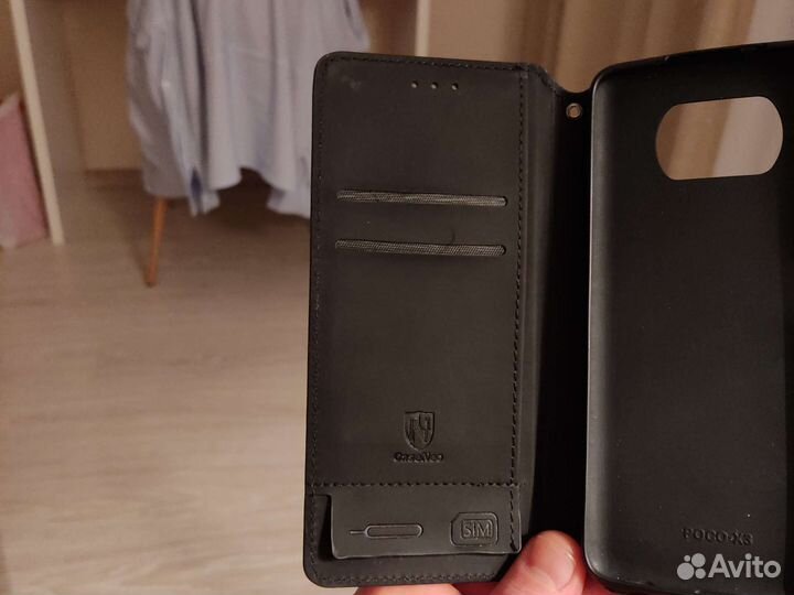 Чехол книжка на poco x3 pro