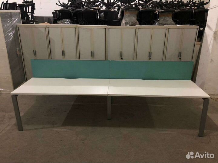 Стол офисный бенч система на 4 места
