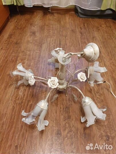 Люстра рожковая 