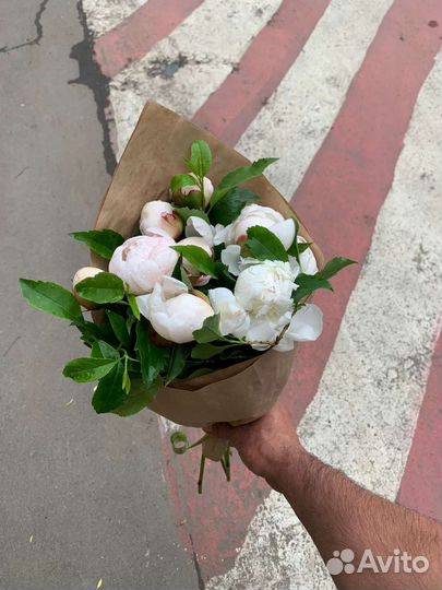 Пионы, Букеты, розница